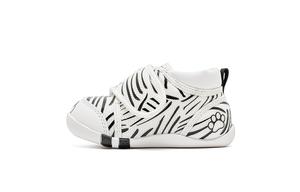 Противоскользящие износостойкие детские туфли для младенцев и малышей FAIRWHALE, экрю