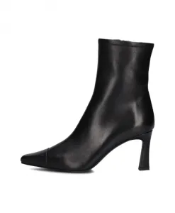 Черные кожаные ботильоны Alba 1 Stefano Lauran, черный