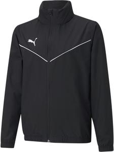 Puma Детская всепогодная куртка TeamRISE All Weather Jacket Jr черного цвета
