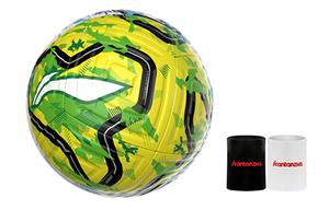 LINING Размер 5 футбольный мяч TPU бесшовный термосварной унисекс желто-зеленый