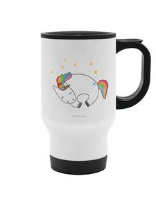 Термокружка Unicorn Night без слогана, белая Mr. & Mrs. Panda