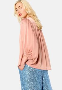 Блузка-рубашка With Volume Sleeves LolaLiza, нежно-розовая