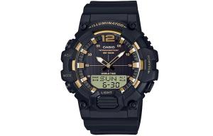 CASIO Часы Men YOUTH Black Watch HDC-700-9A, Black Gold Watch Dial