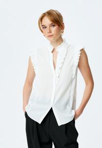 Блузка на пуговицах Koton, кремовый