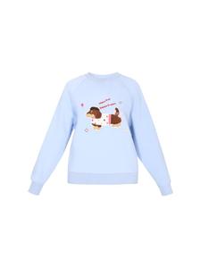 MyMo Женская толстовка светло-голубого цвета