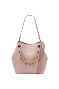 Сумка через плечо с цепочкой Claudia Canova, розовый