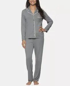 Женский комплект пижамы Jessie 2 Pc. с длинными рукавами Felina, серый