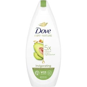 Бодрящий гель для душа Dove Care By Nature 225 мл с маслом авокадо и экстрактом календулы