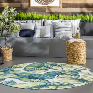 Ковер Contemporary Floral Lisa Indoor/Outdoor Area Rug nuLOOM, 183 см, мультиколор