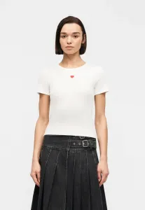 Футболка onlelva june, базовая футболка Only, Cloud Dancer