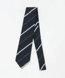 Галстук Fossati Multistripe United Arrows, цвет Navy