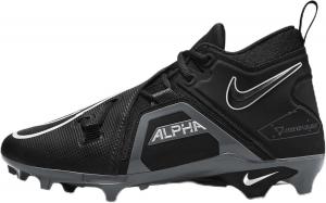 Футбольные бутсы Nike Men's Alpha Menace Pro 3, Black/White-Iron Grey