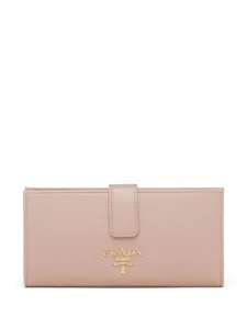 Кошелек с логотипом Prada, розовый