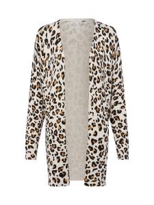 Вязаный кардиган Marie Lund, Ecru/Light brown