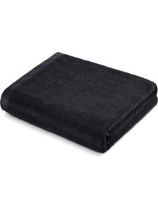 Herzbach home Полотенце для душа 'Deep Black' в черном цвете