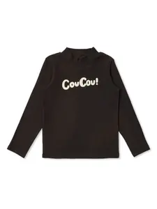 Футболка с надписью Mini Rodini, черный