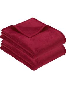 Одеяло Erwin Müller Wohn 2er Pack Triest, цвет dunkelrot