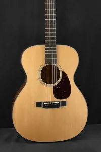 Martin Custom Shop OM Orchestra Model Sitka Spruce VTS Quilted Pommele Sapele Натуральный