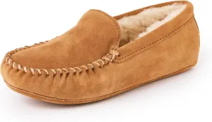 Мужские мокасины Minnetonka из овчины с мягкой кожаной подошвой