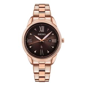 Часы SEIKO Lukia Series Waterproof Quartz Gold/Black, золотой