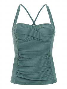 PROTEST Топ танкини 'MIXCAMO' в зеленом цвете