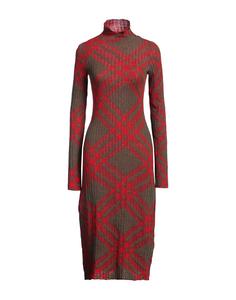 Платье миди Burberry, красный