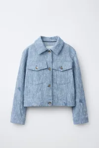 Zara Текстурированная куртка дальнобойщика