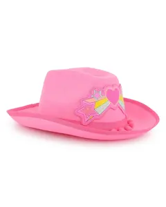 Розовая детская шляпа из полиэстера Billieblush