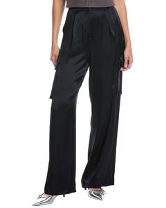 Марелла Брилло брюки длинные из смесового шелка Marella, синий