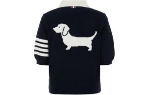 Хектор 4-полосная поло THOM BROWNE, синий