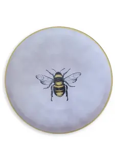 Тарелка Insetti Collection с ручной росписью Les-Ottomans, мультиколор