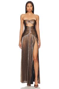 Платье мэллори Retrofete, бронзовый