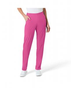 Женские медицинские брюки-карго W123 с плоским передним краем Wink, Hot pink