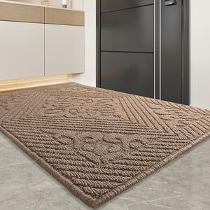 Dajiang Ковер 60х90 см для прихожей, Luolai, износостойкий, удаление пыли, Deep Rice