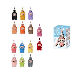 Лабубу 4.0 значок коллекции "ради любви" виниловый плюшевый кулон A-M N-Z слепой коробки отдельная коробка/полный набор 14 шт POP MART, single mystery box n-z style (random pick)