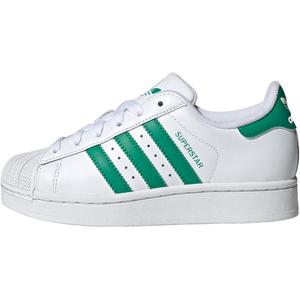 Adidas Originals Кроссовки Superstar 2 Low top Kids' Skateboarding Shoes Cloud White/Palace Green Teenagers