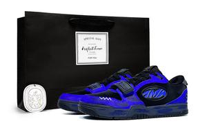 ANTA Кроссовки для скейтбординга с противоскользящим и износостойким покрытием мужские низкие Кляйн Блю, цвет Klein Blue