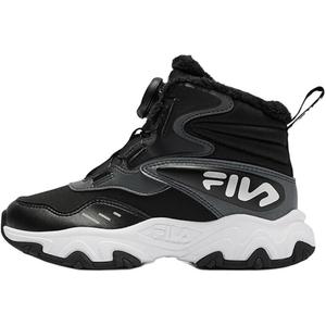 FILA KIDS Детские кроссовки с высоким берцем, устойчивые к износу и скольжению, черно-серые, для детей 3–7 лет