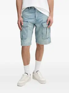 Джинсовые шорты с карманами-карго G-Star RAW, синий