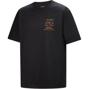 Футболка Walk Gently Series SS25 COTTON CEDAR BARK Unisex Arcteryx, черный