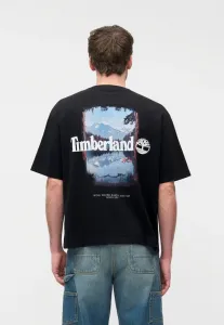 Футболка с графическим принтом на спине для фотосъемки на открытом воздухе Timberland, Black