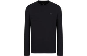 Футболка с длинным рукавом и логотипом EMPORIO ARMANI, синий