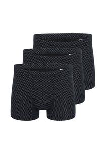 Шорты/брюки в стиле ретро Набор из 3 шт. Хлопок Повседневный Органический хлопок SCHIESSER, черный