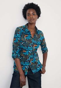 Блуза Seasalt Cornwall LARISSA, Teal Floating Fronds Maritime/Teal