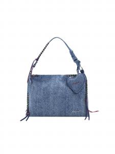 Desigual Плечевая сумка в синем дениме