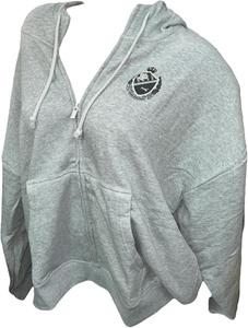 Толстовка с капюшоном на молнии Victoria's Secret Pink Ivy Fleece Campus, цвет Gray