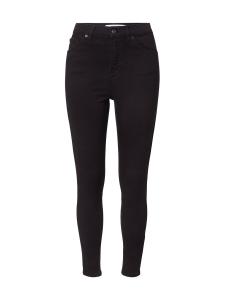 Узкие джинсы TOPSHOP JAMIE, Black denim