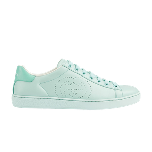 Кроссовки Gucci Gucci Wmns Ace 'Interlocking G - Water Green', зеленый