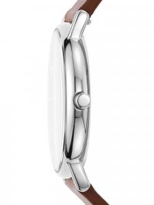 Мужские аналоговые часы Skagen с кожаным ремешком и наручным ремешком W69X215OT, цвет Brown