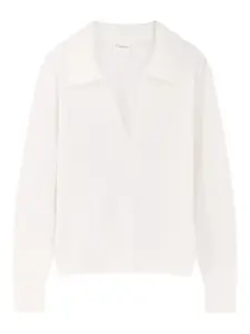 Джемпер в рубчик с длинными рукавами Closed, бежевый